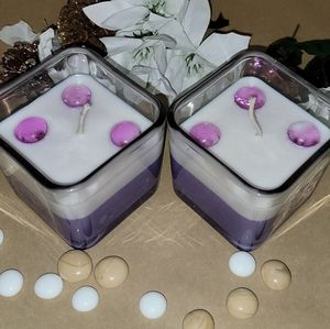 2 PC Candle Lot - Lavendar Sandalwood